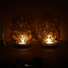 Lord Ganesha and Laxmi Shadow Light Holder